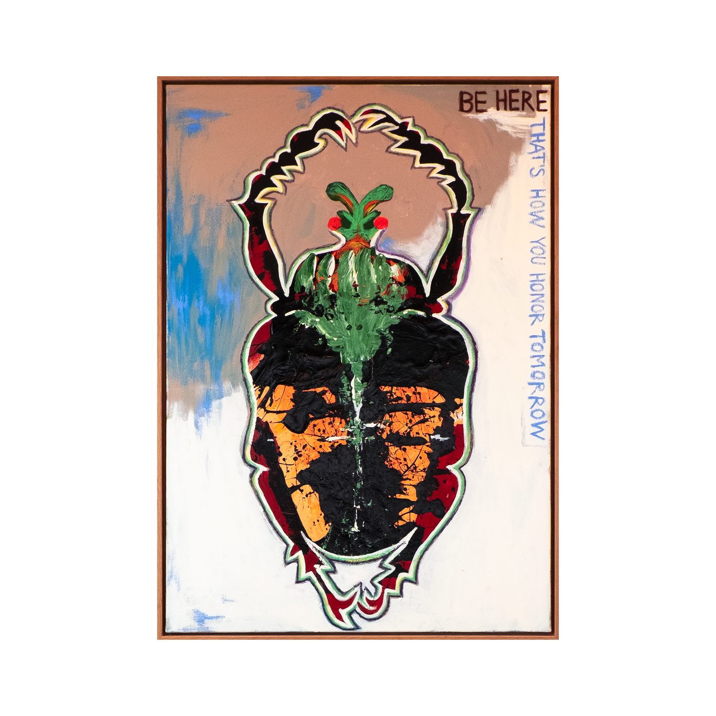 Holy Scarab, 70x100 cm