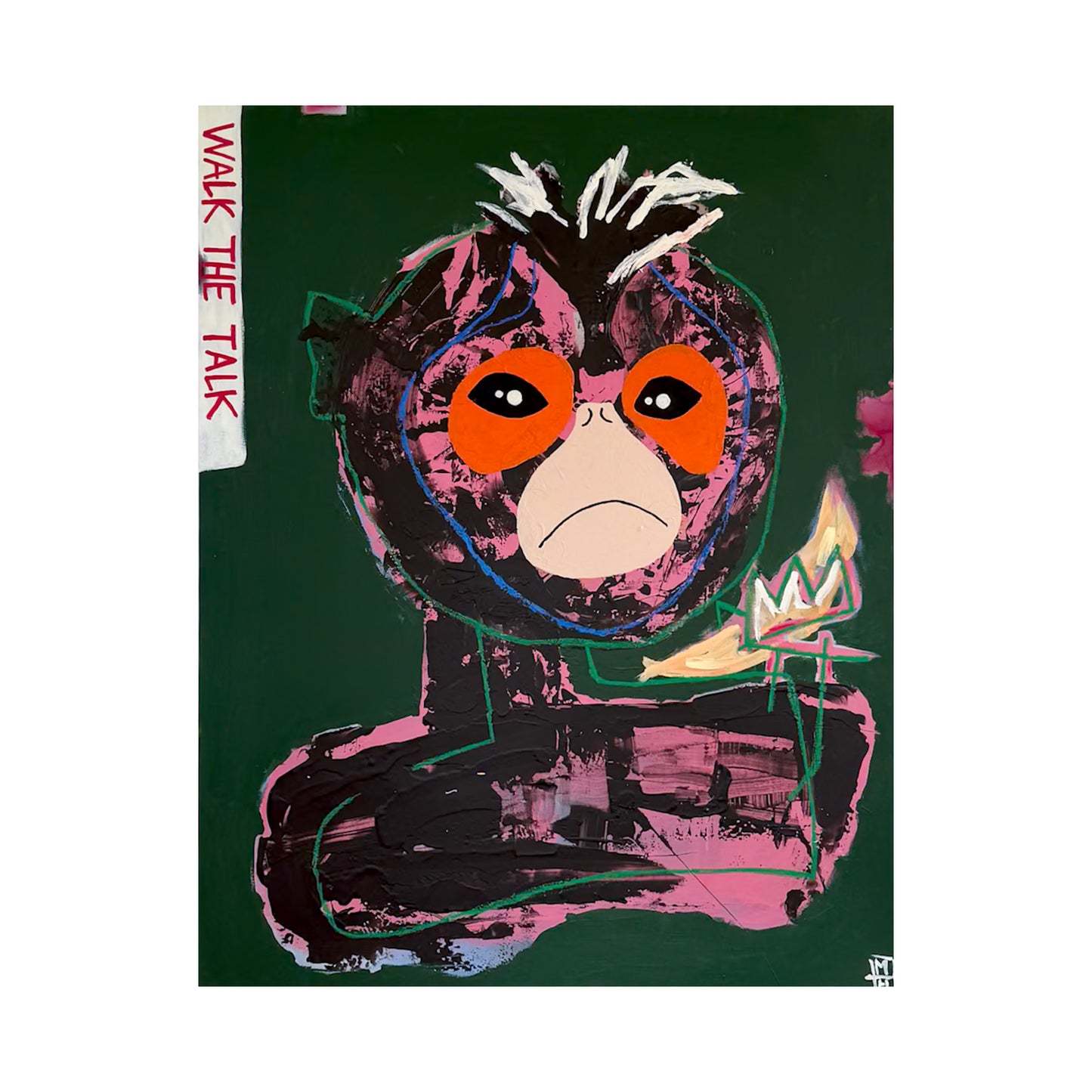 Lazy Monkey, 100x120 cm (sold)
