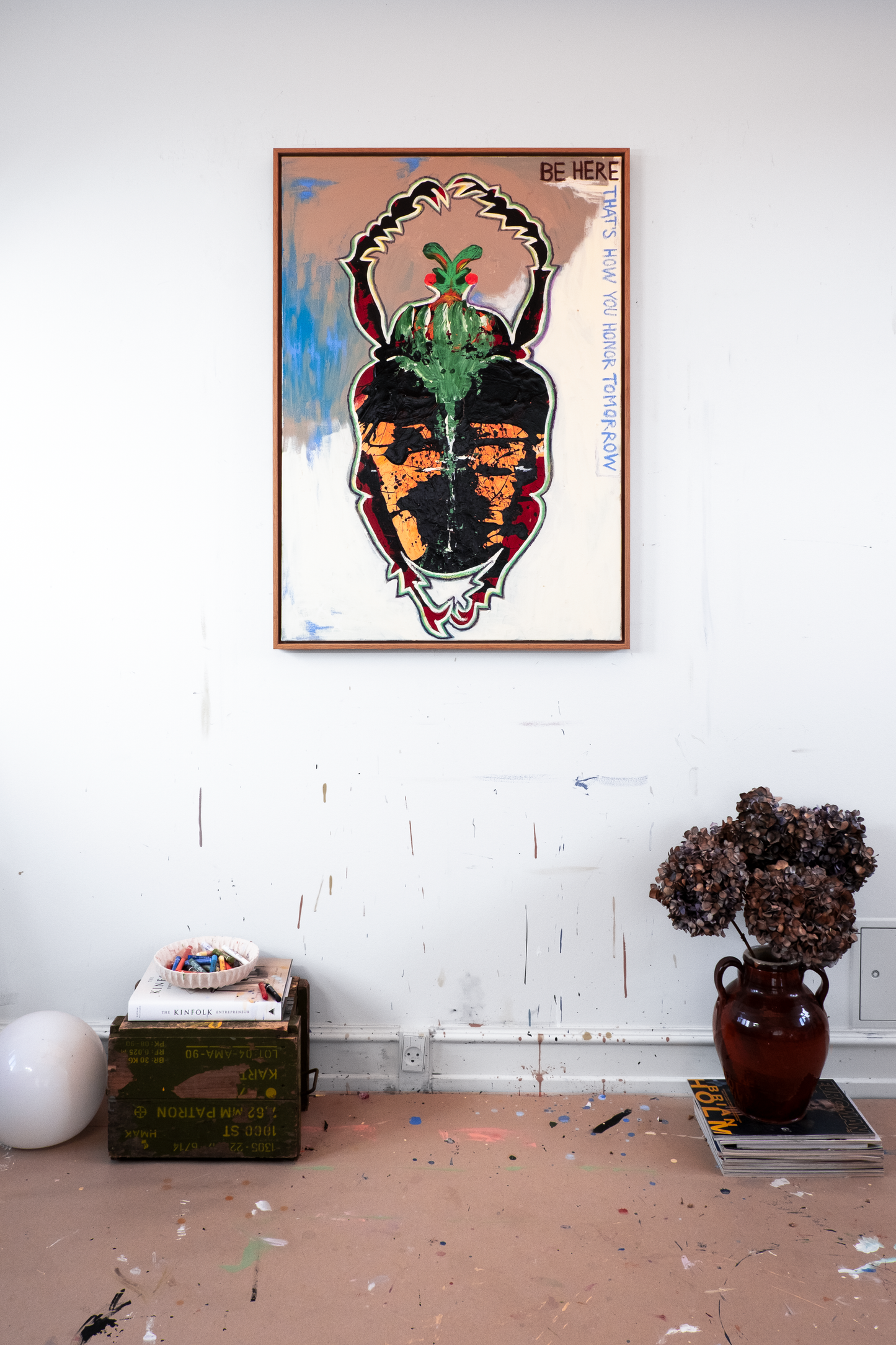 Holy Scarab, 70x100 cm